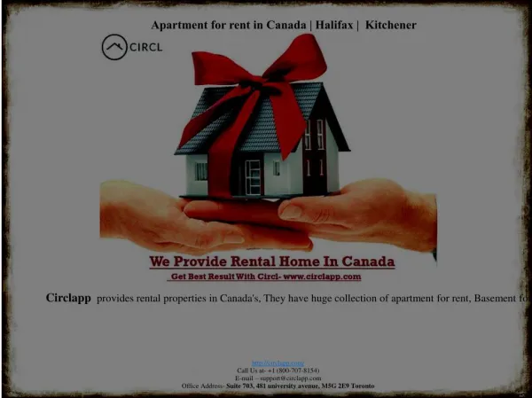 Apartment for rent in Canada | Halifax | ? Kitchener