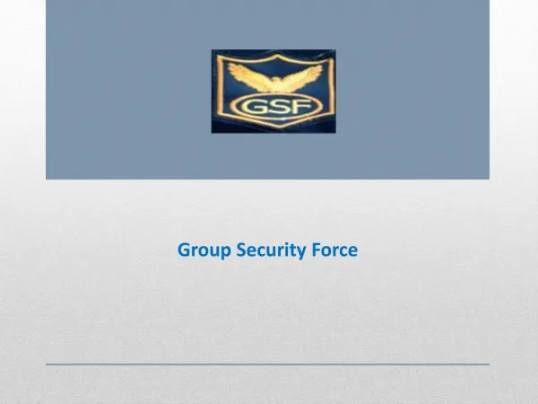 Security Services Provider in Pune – Group Security Force