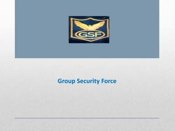 Security Services Provider in Pune – Group Security Force