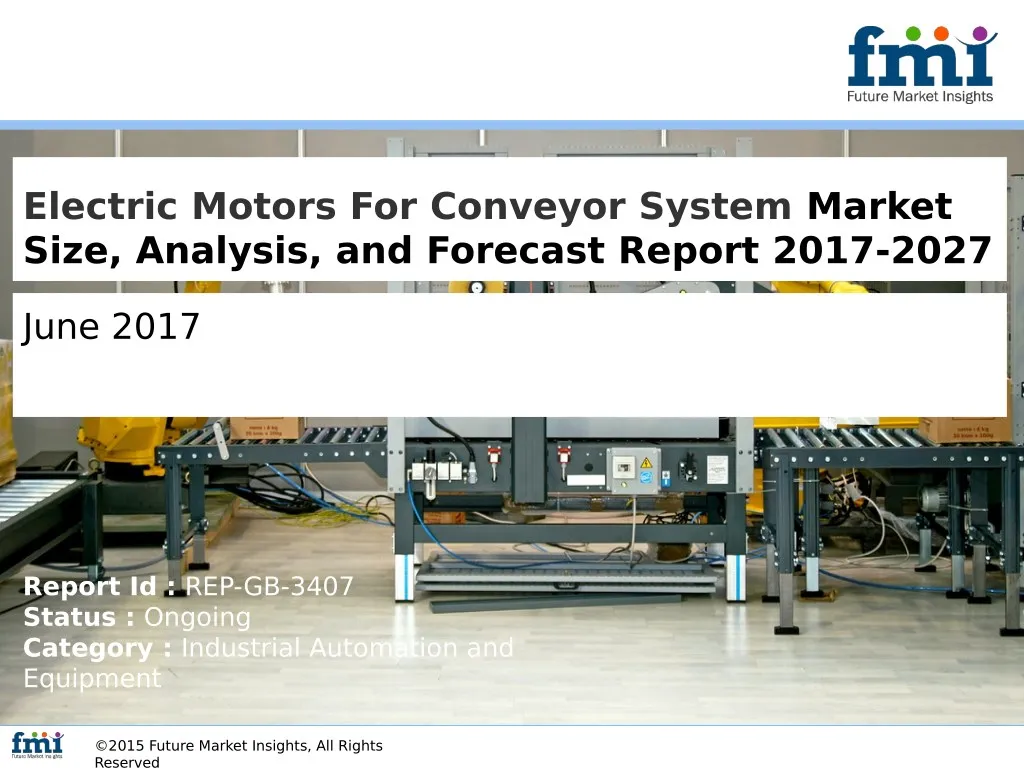 electric motors for conveyor system market size