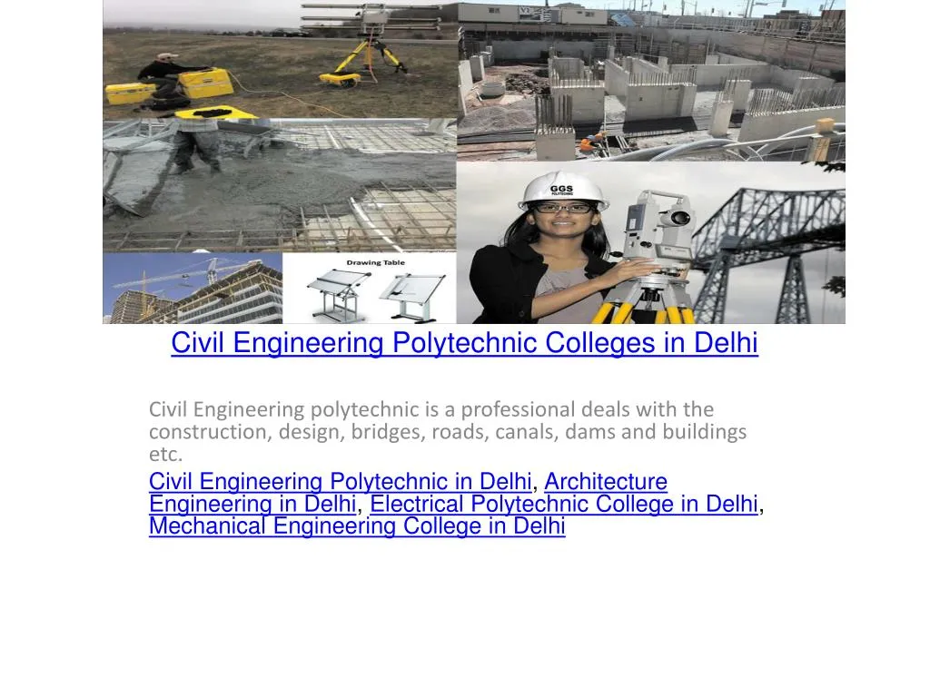 civil engineering polytechnic colleges in delhi