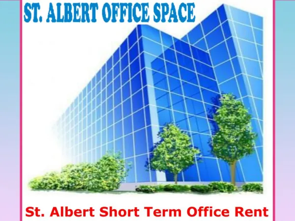 St. Albert Short Term Office Rent
