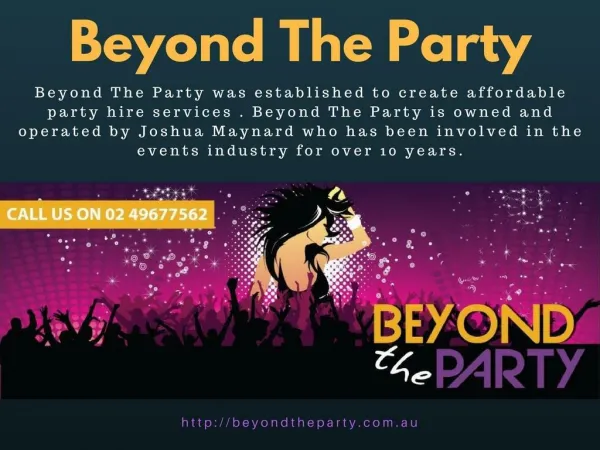 Party Lights Hire - Beyond The Party