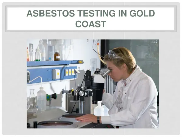 asbestos testing goldcoast