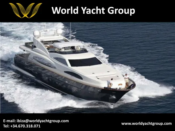 Luxury Yacht charter in Ibiza