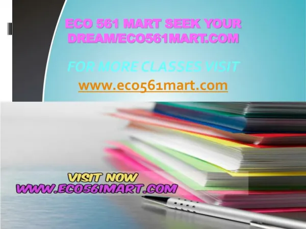 ECO 561 MART Seek Your Dream/eco561mart.com