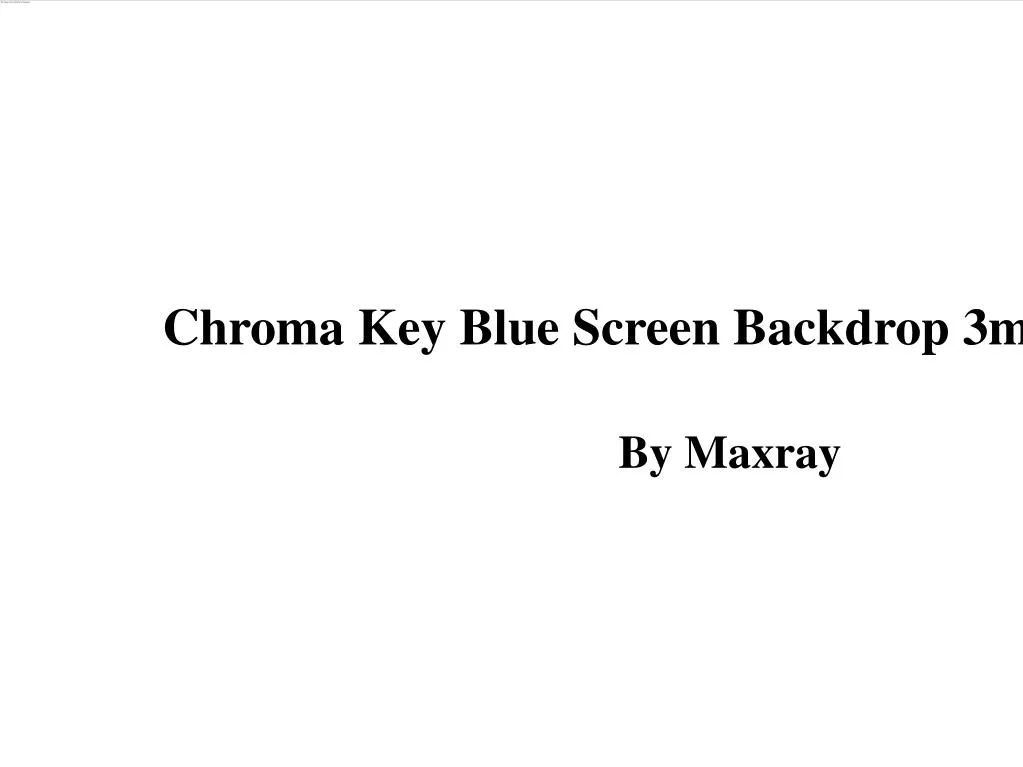 chroma key blue screen backdrop 3m x 6m with stand