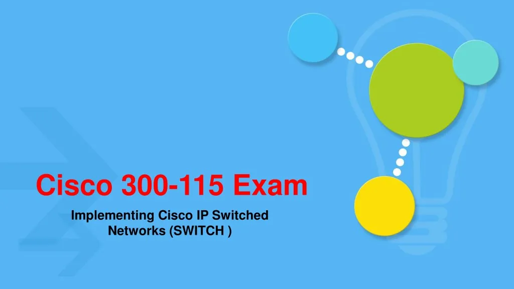 cisco 300 115 exam