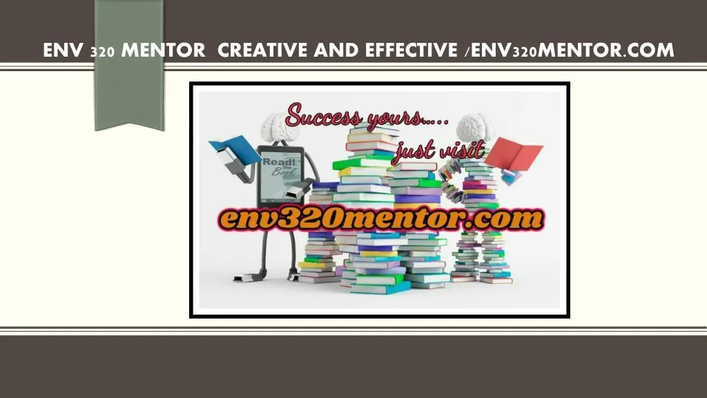 env 320 mentor creative and effective env320mentor com