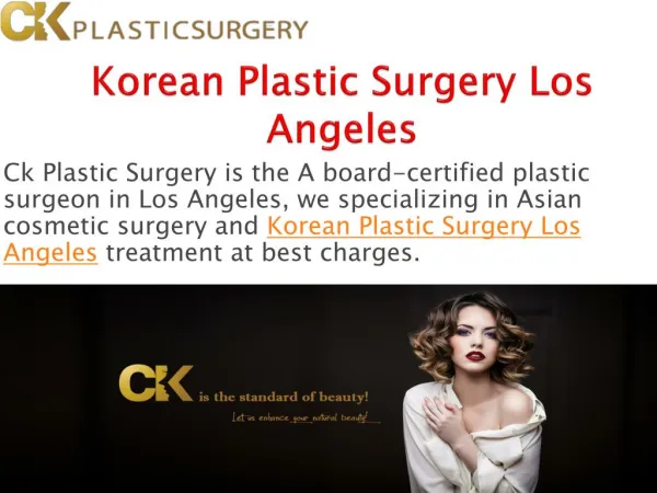 Korean Plastic Surgery in Los Angeles