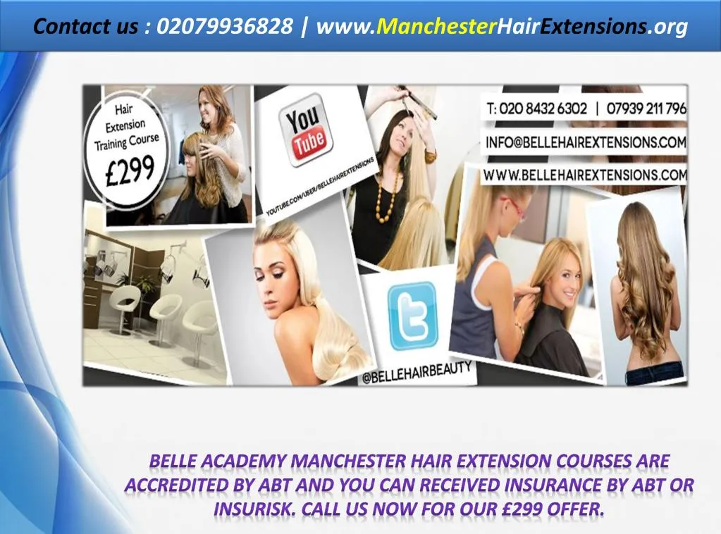 belle academy manchester hair extension courses