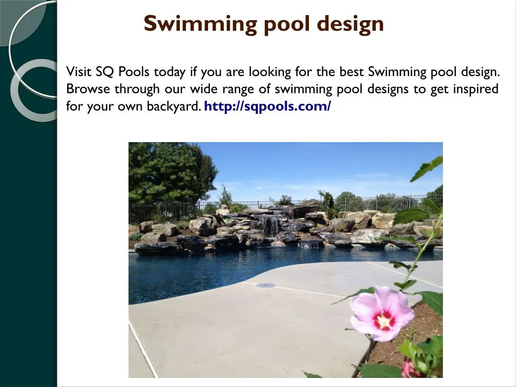 swimming pool design