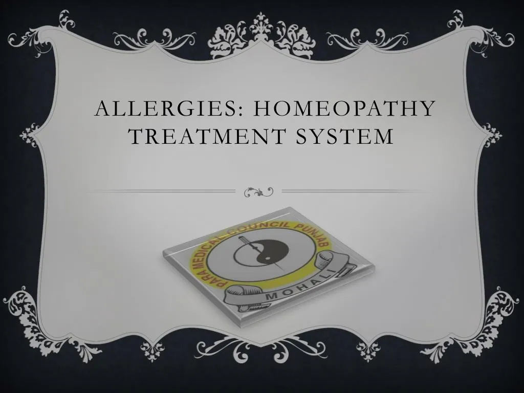 allergies homeopathy treatment system