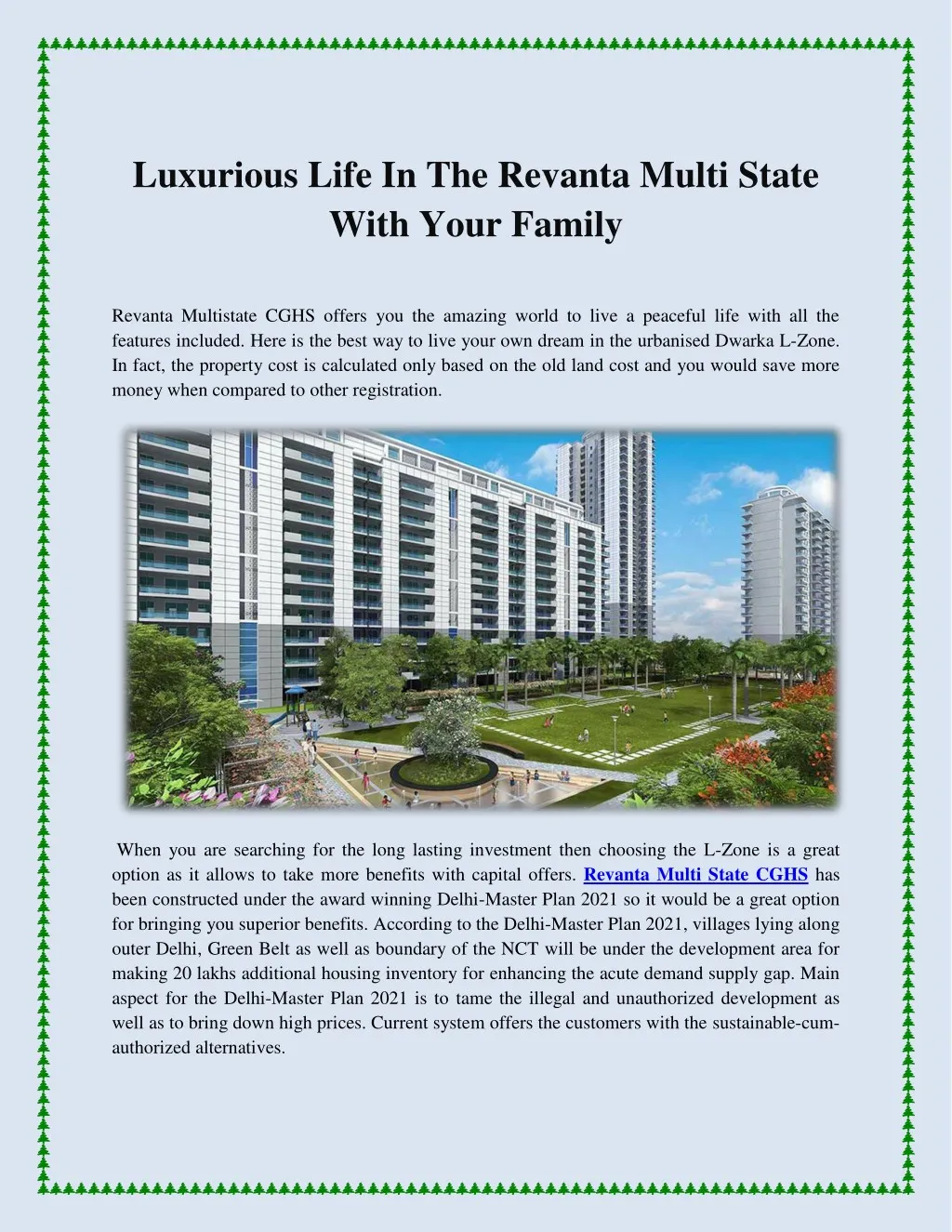luxurious life in the revanta multi state with