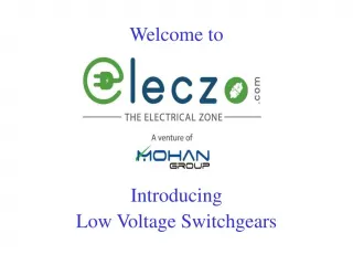 Low Voltage Switchgears - slide 1