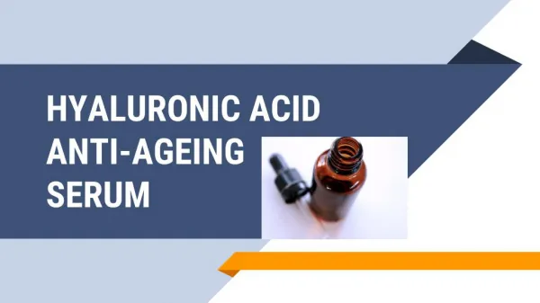Hyaluronic Acid Anti-Ageing Serum
