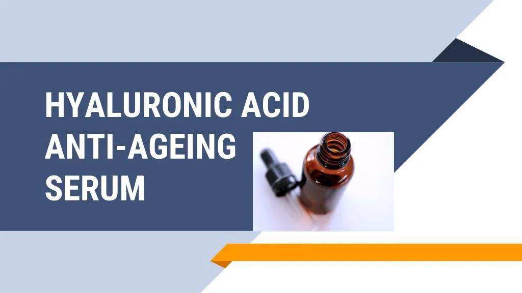 h yaluronic acid anti ageing serum