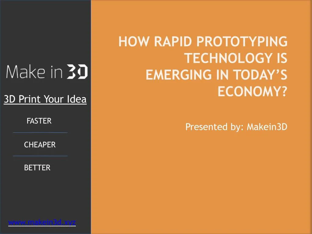 how rapid prototyping technology is emerging