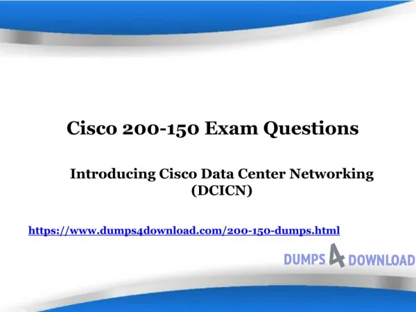 Valid And Updated 200-150 Exam | 200-150 Questions | Dumps4Download