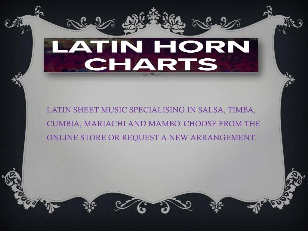 latin sheet music specialising in salsa timba