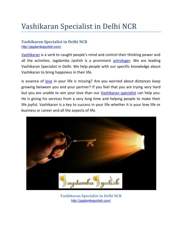 vashikaran specialist in delhi ncr