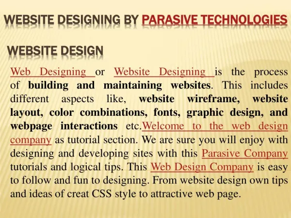 best website designing company in noida,best attractive website and web page