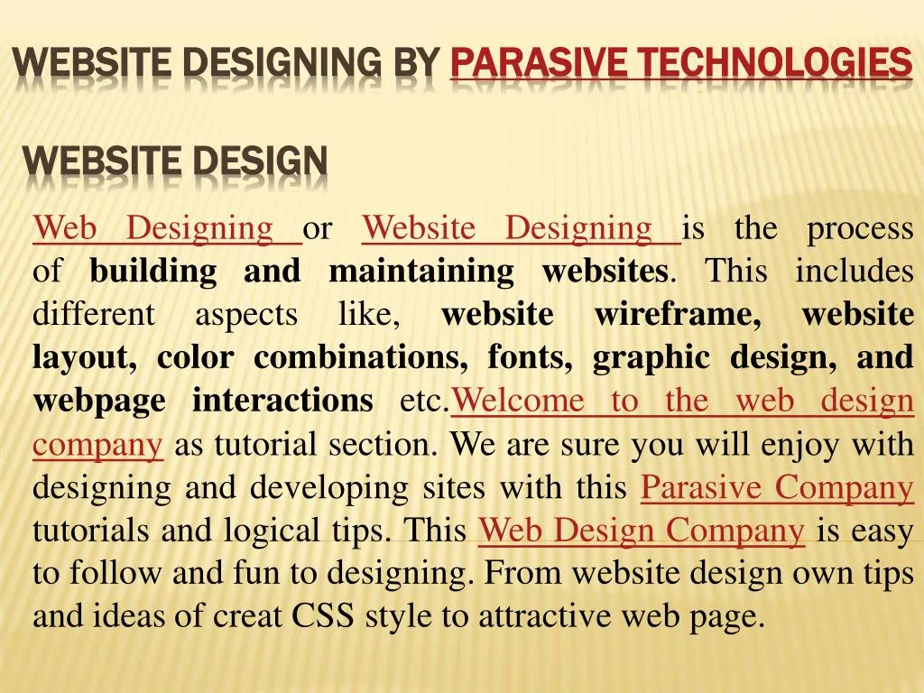 web designing or website designing is the process