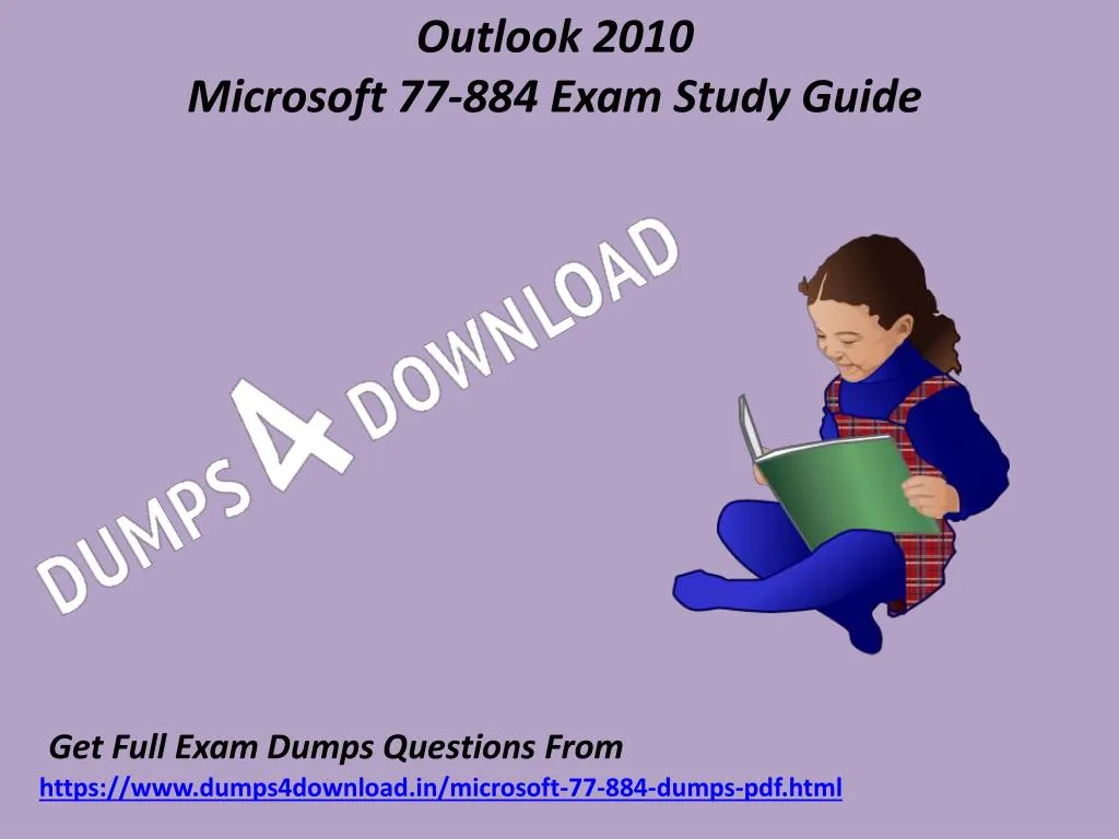 outlook 2010 microsoft 77 884 exam study guide
