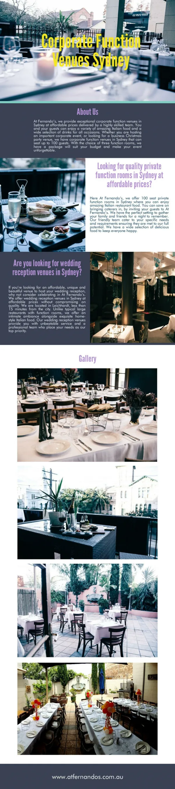 Looking For Corporate Function Venues Sydney, At Affordable Prices?