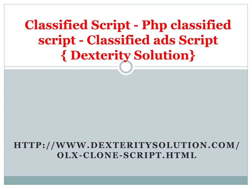 classified script php classified script classified ads script dexterity solution