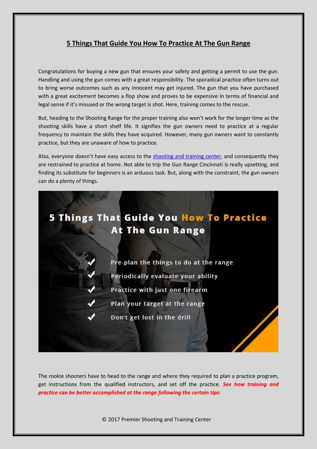 5 things that guide you how to practice