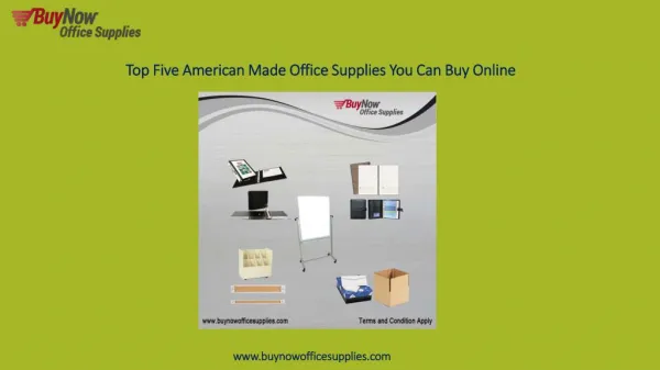 Know The Top American Made Office Supplies You Can Buy Online