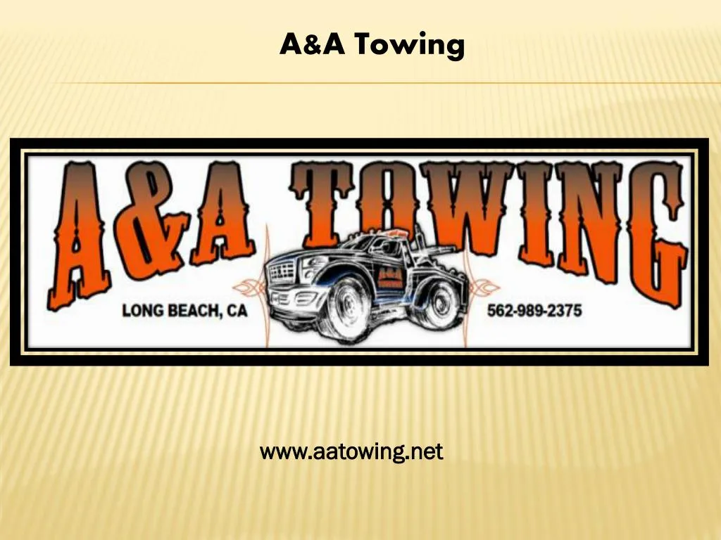 a a towing