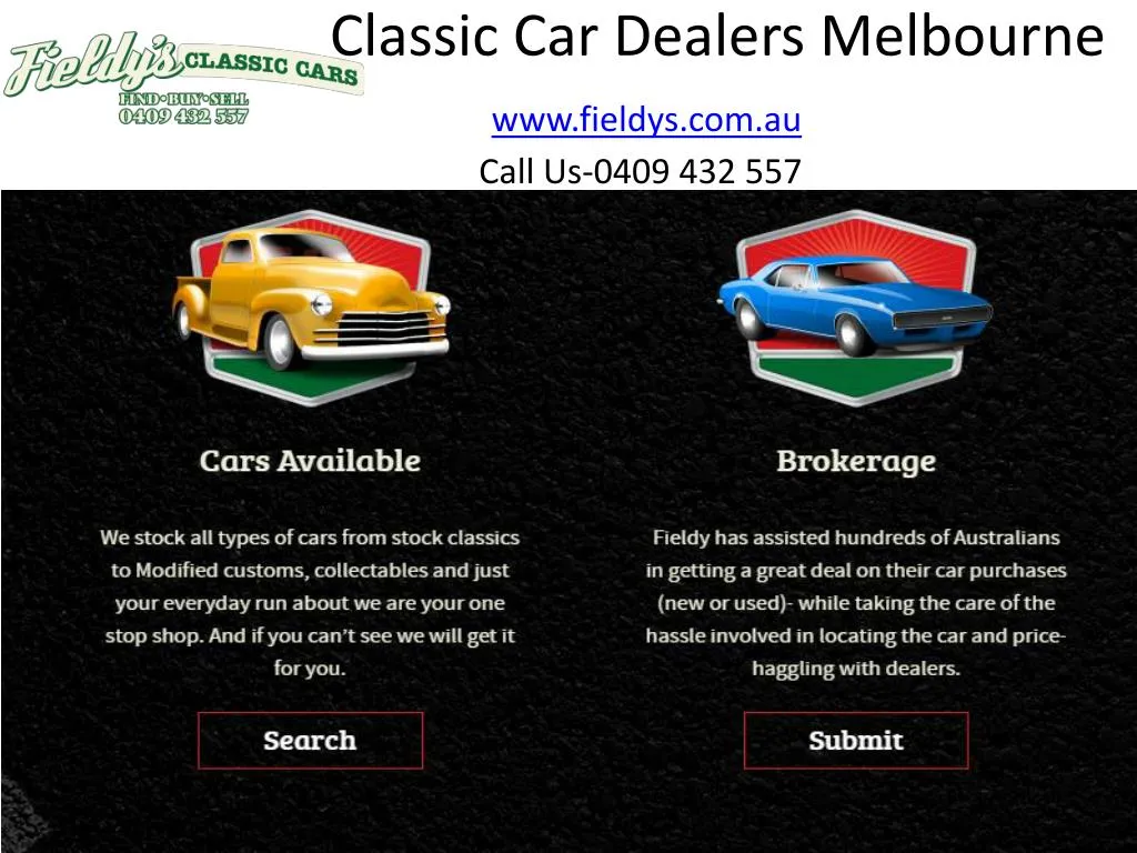 classic car dealers melbourne www fieldys com au call us 0409 432 557