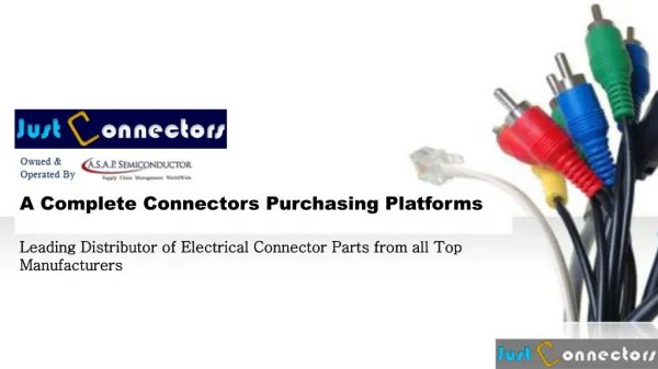 Just connectors - A complete connectors purchasing platforms