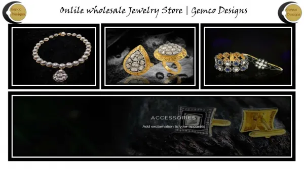 Indian Diamond Jewellery Online on Gemco Designs