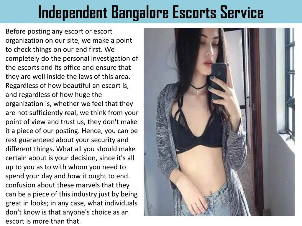 independent bangalore escorts service