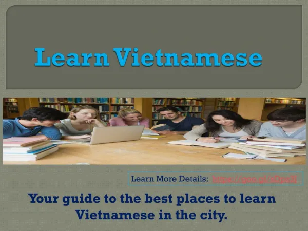 learn Vietnamese