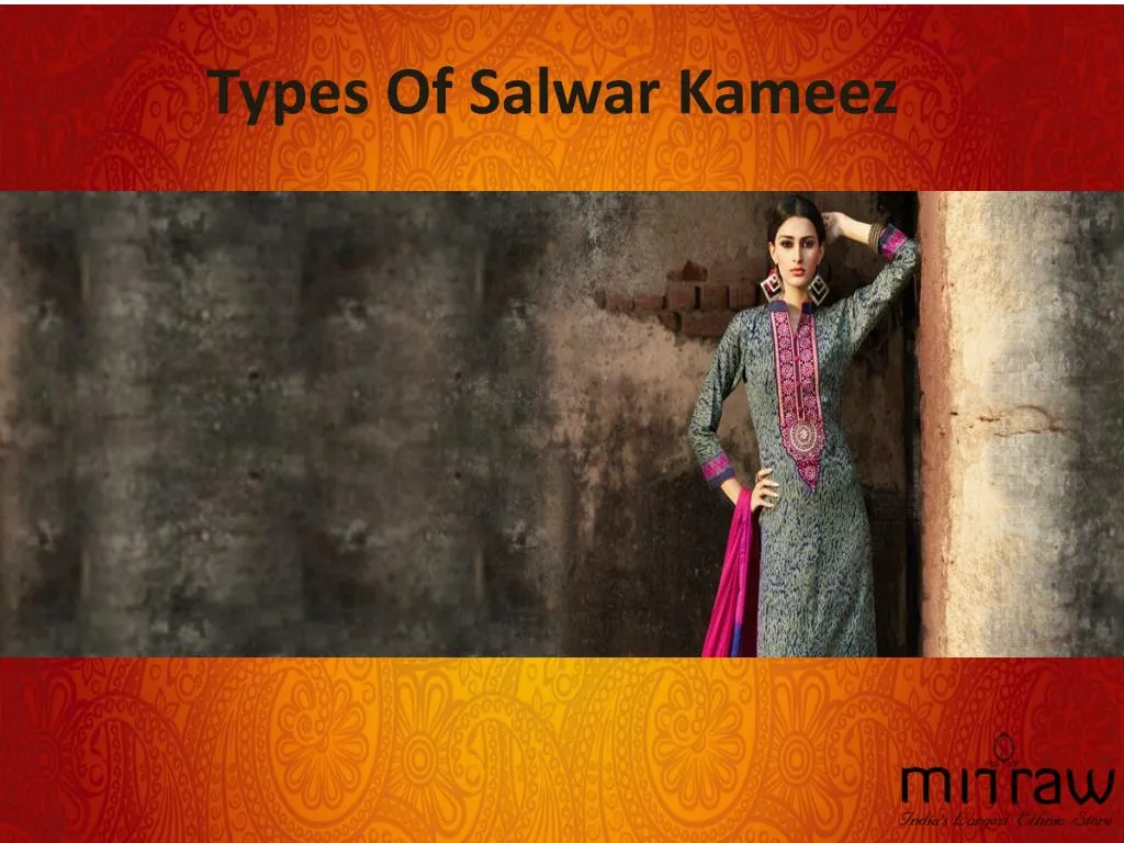 types of salwar kameez