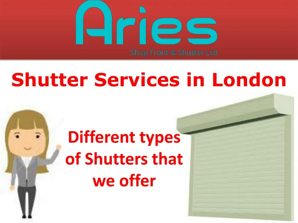 shutter services i n london