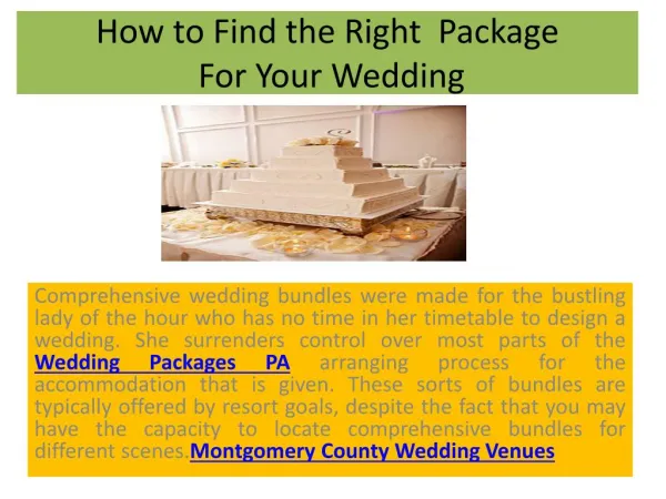 All Inclusive Wedding Packages: How to Find the Right Package For Your Wedding