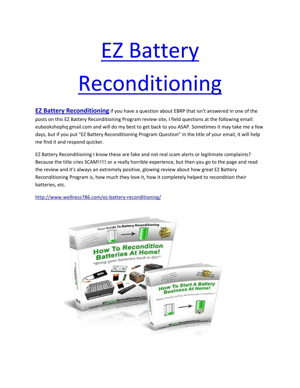 ez battery reconditioning