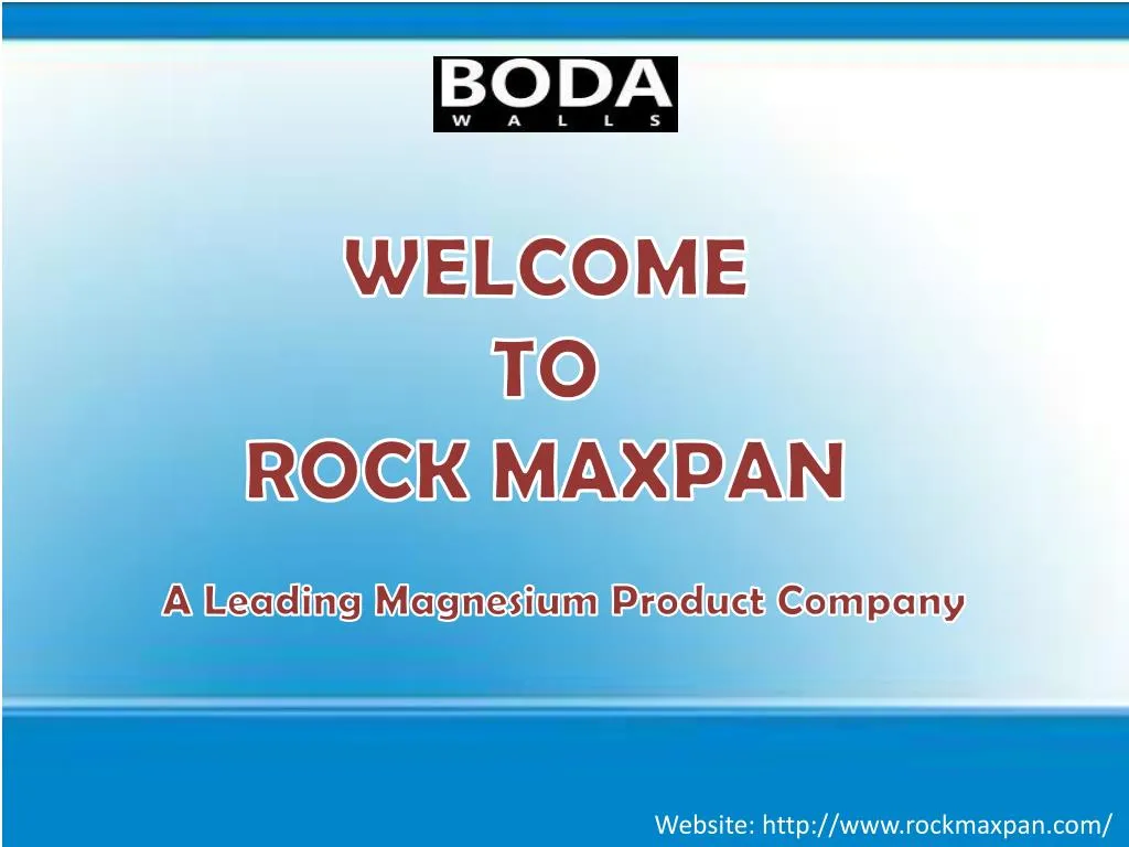 welcome to rock maxpan