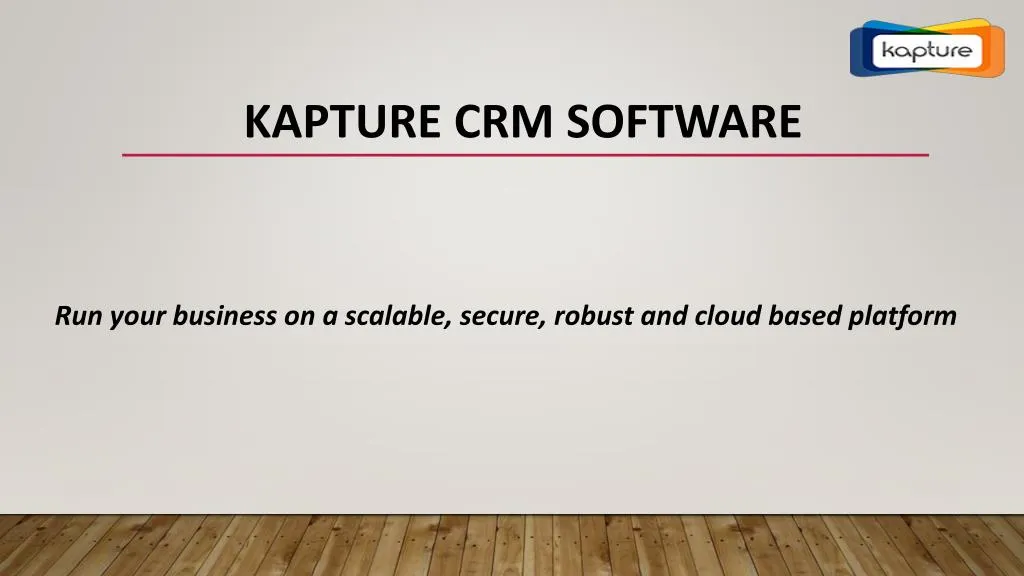 run your business on a scalable secure robust and cloud based platform