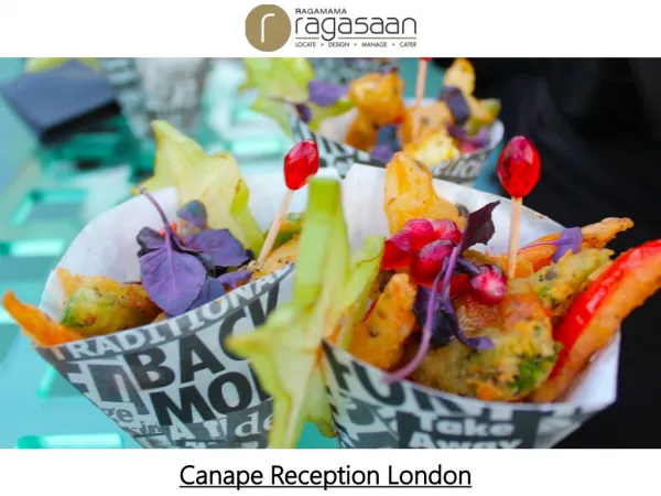Canape Reception London