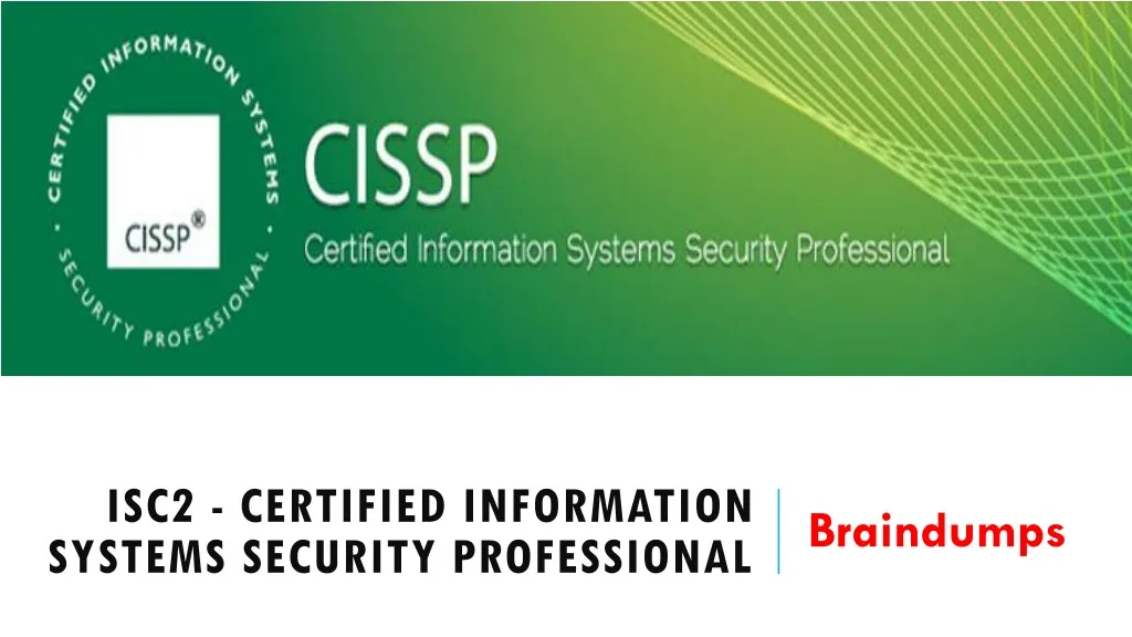 isc2 certified information systems security