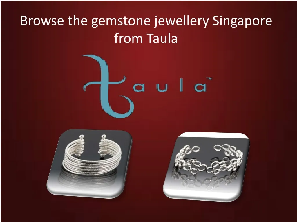browse the gemstone jewellery singapore from taula