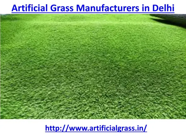 Who is the best artificial grass manufacturers in Delhi