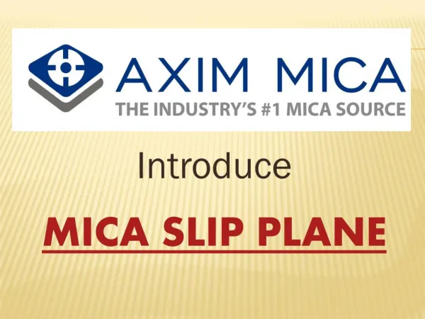 Resists Tearing Mica Slip Plane by Axim Mica