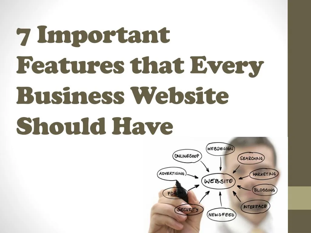 7 important features that every business website should have